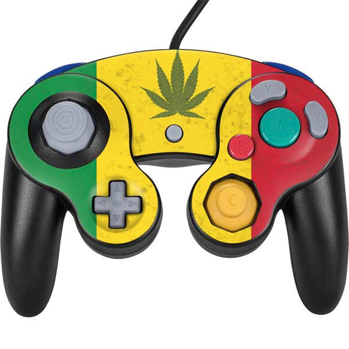Marijuana Rasta Flag Nintendo Skins